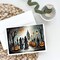 Edge Collections - 5" x 7" - Multicolor - Vampires Spooky Halloween Greeting Cards - 8 Pieces